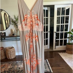 Super soft boho maxi dress